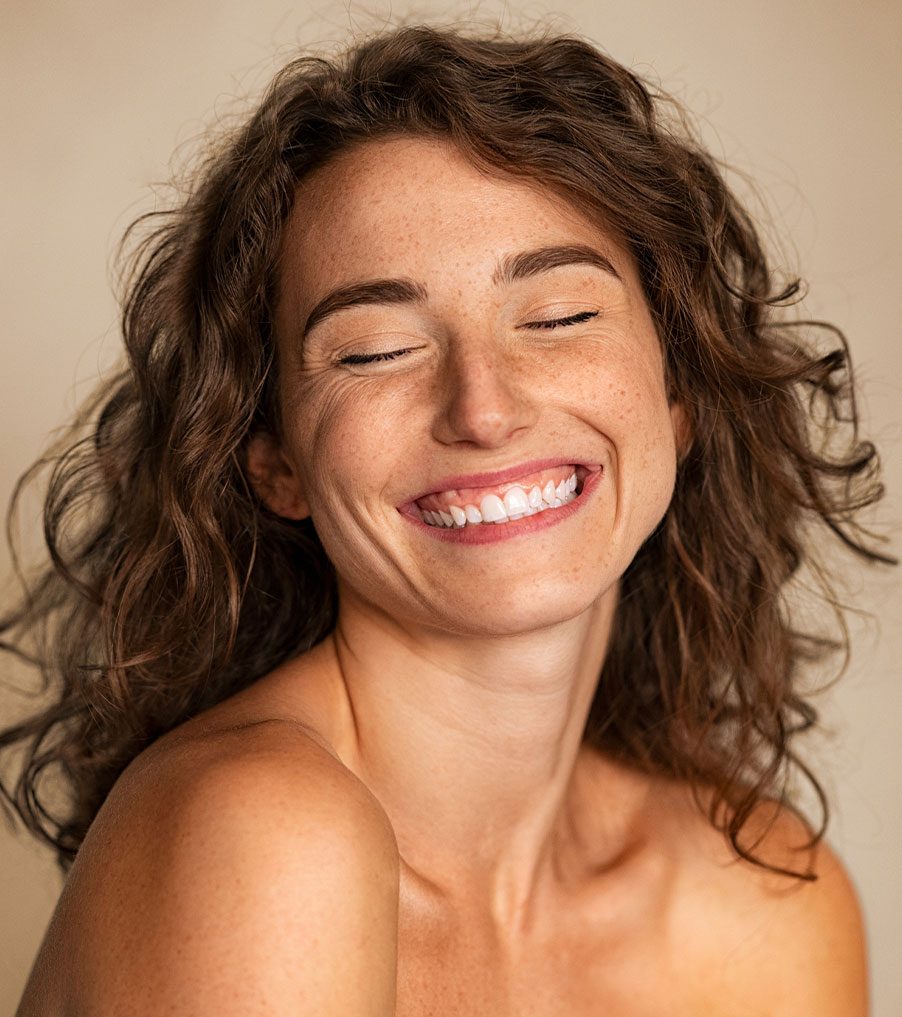 a close up of a person