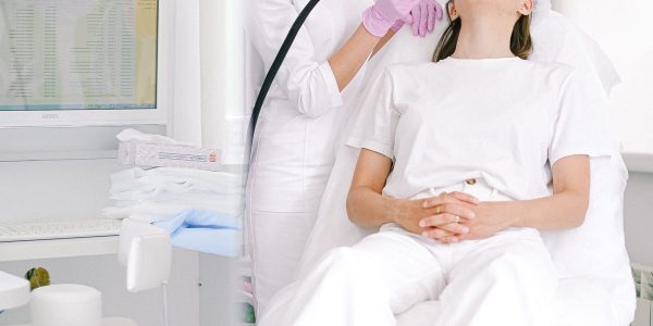 A Person Sitting On A Bed