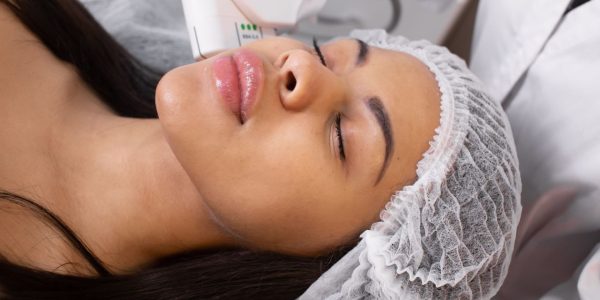 A Woman Lying On A Bed